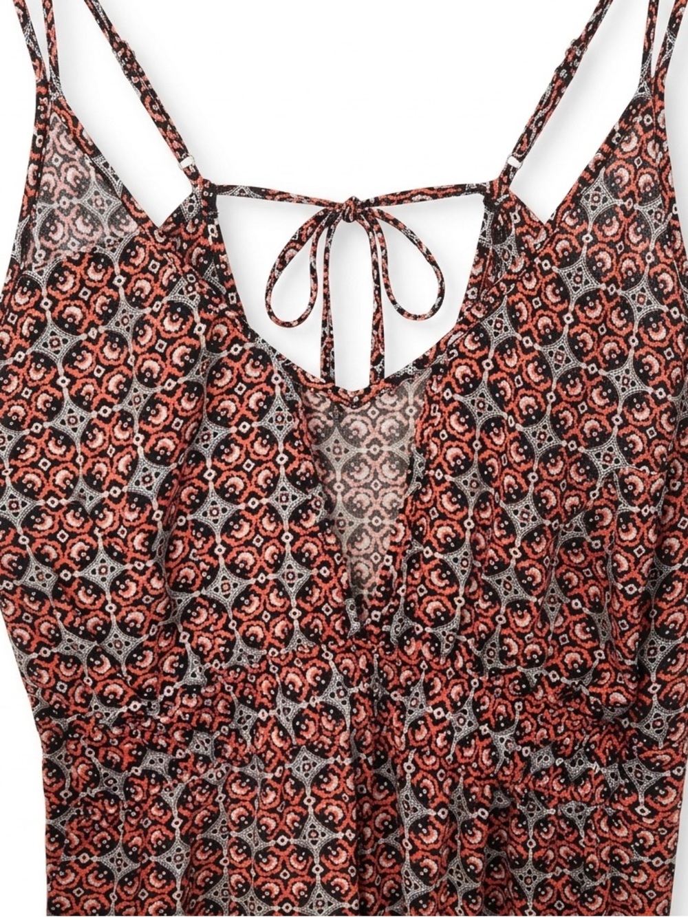 Abercrombie & Fitch Geometric Pattern Jumpsuit - Size M - Like New - Picture 4 of 8